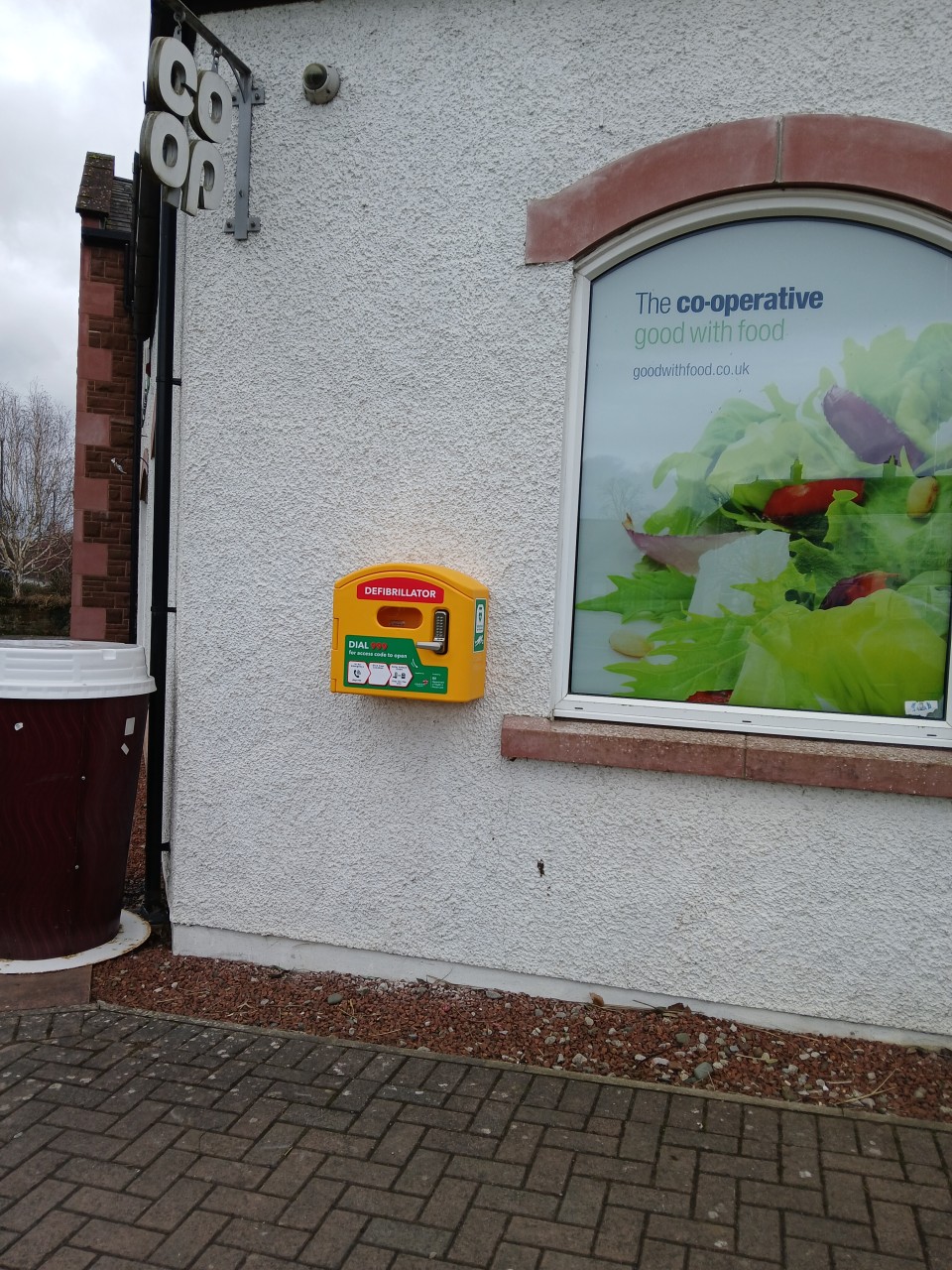 New Defibrillator at Dalston Co-op