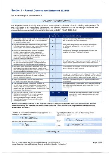 Annual Governance Statement 2024-25